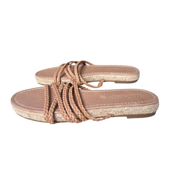 Madewell | The Kathryn Espadrille Leather Slide Sandal Size 7 NWOT - Picture 6 of 10
